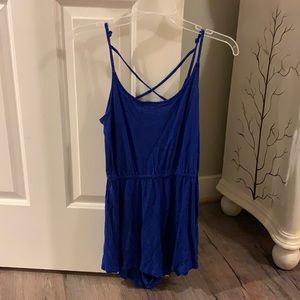 Royal blue romper